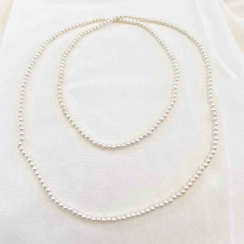 Pearl Necklace Thin Necklace Bracelet Jewelry Gem